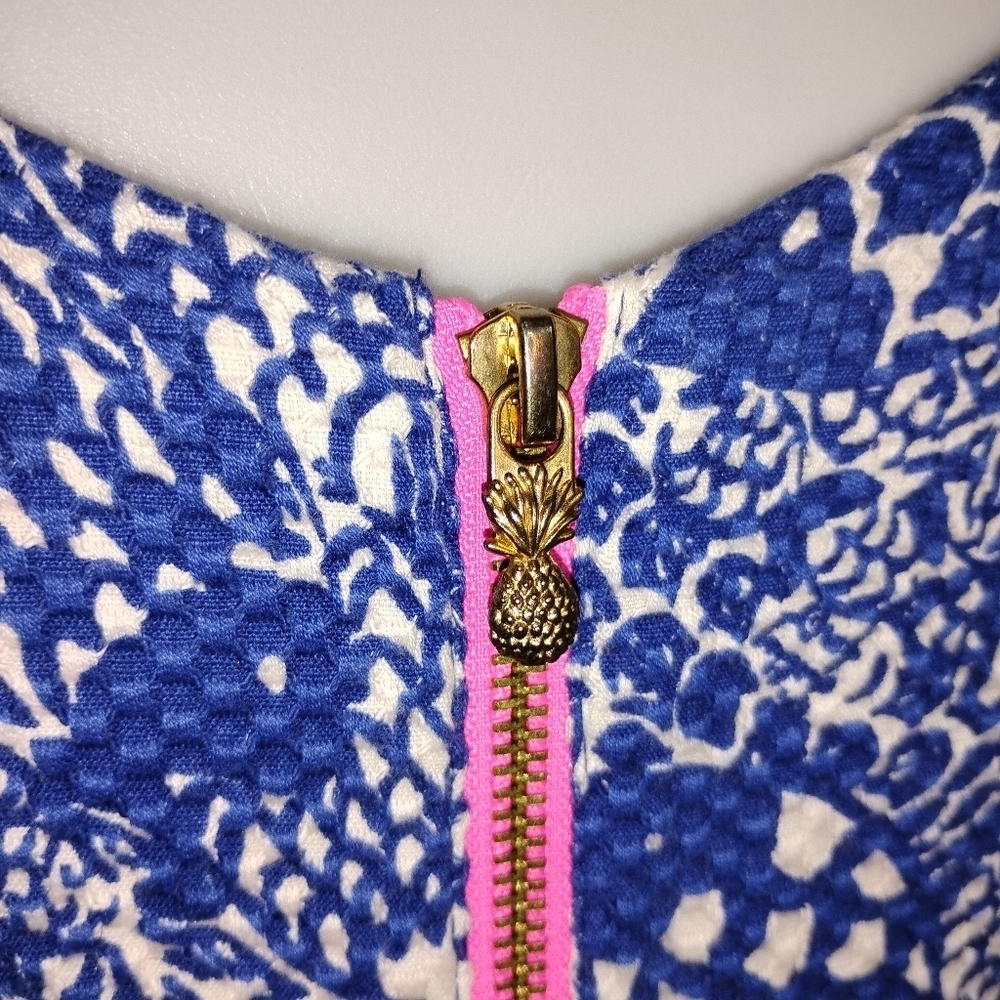 LILLY PULITZER BLUE FISH DRESS - Picture 4 of 10